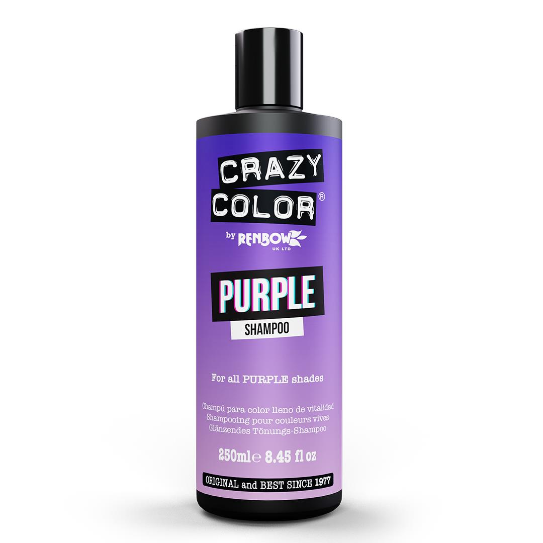 Crazy Colour Vibrant Colour Shampoo - Purple 250ml