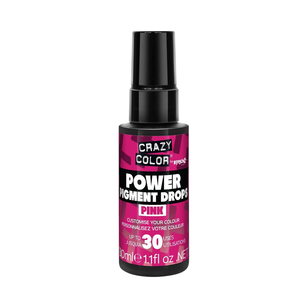 Crazy Colour Power Pure Pigment Drops - Pink 30ml